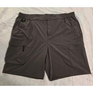 Men's Dark Gray EZRun Cargo Shorts Size 2XL Hiking Fishing Outdoors Tags